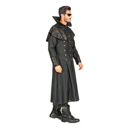 Bildspel - Svart Kappa Halloween Maskeraddräkt