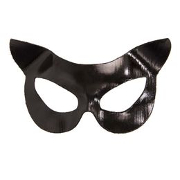 Bildspel - Svart Kattmask i Vinyl