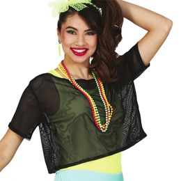 Svart Transparent T-shirt