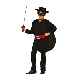 Svartklädd Bandit Barn Maskeraddräkt