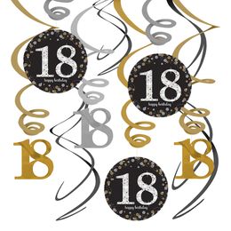 Swirls 18 Silvermix Hängande Dekoration