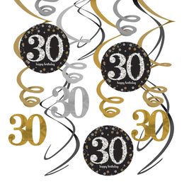 Kierre 30 Kulta/Hopea Riippuva Koriste