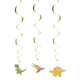 Bildspel - Swirls Dinosarier Hängande Dekorationer