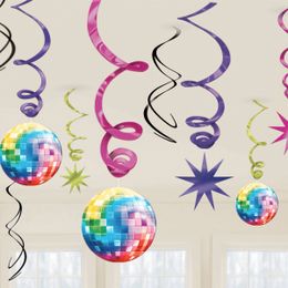 Swirls Disco Hængende Dekoration