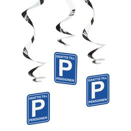 Swirls Grattis till Pensionen