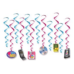 Swirls I Love the 90's Hängande Dekoration