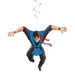 Lysbildefremvisning - Swirls Ninja Loftsdekoration