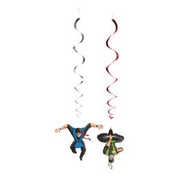 Lysbildefremvisning - Swirls Ninja Loftsdekoration