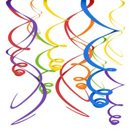 Swirls Regnbågsfärgade