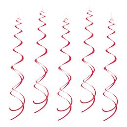 Swirls Röd Hängande Dekoration