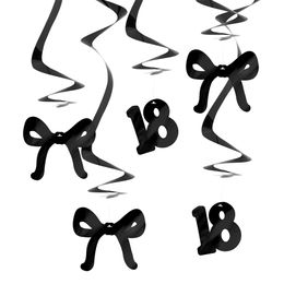 Swirls Siffra 18 Svart