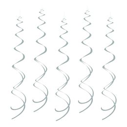 Swirls Silver Hängande Dekoration