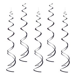 Swirls Sorte Hængende Dekoration