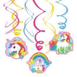 Swirls Unicorn Hængende Dekoration