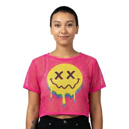 T-shirt i Mesh Acid Dam