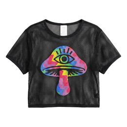 Bildspel - T-shirt i Mesh Shrooms Dam