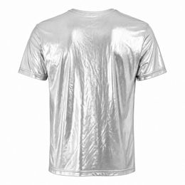 Bildspel - T-shirt Silver Metallic
