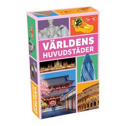 Tactic Världens Huvudstäder Kortspel