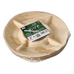 Diaesitys - Lautaset Palmunlehdistä 5-osainen