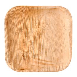 Assietter av Palmblad Kvadratiska