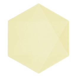 Lautaset Kuusikulmainen Vert Decor Keltainen