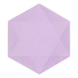 Lautaset Kuusikulmainen Vert Decor Violetti