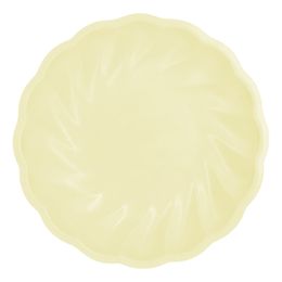 Tallerkener Runde Vert Decor Gul