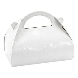 Tårtboxar Blommor Vita