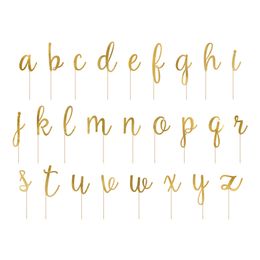 Kakkukoristeet Aakkoset Kulta