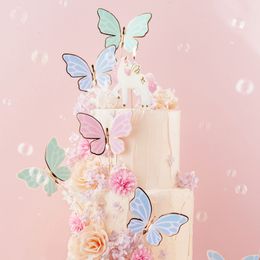 Lysbildefremvisning - Kagedekoration Sommerfugle