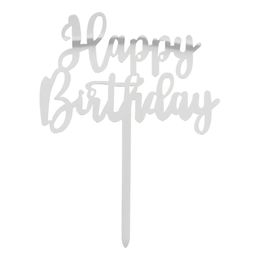 Kakkukoriste Happy Birthday Hopea