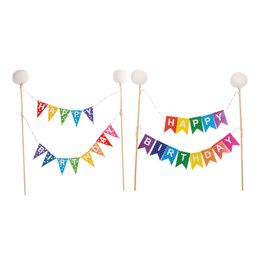 Tårtdekoration Happy Birthday Vimpel