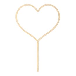 Tårtdekoration Hjärta i Trä