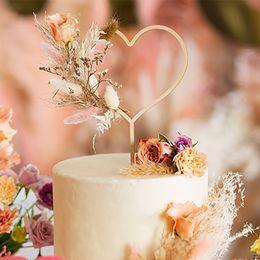 Bildspel - Tårtdekoration Hjärta i Trä