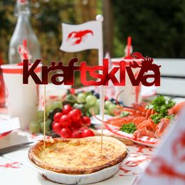 Bildspel - Tårtdekoration Kräftskiva