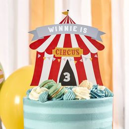 Bildspel - Tårtdekoration Personlig Cirkus