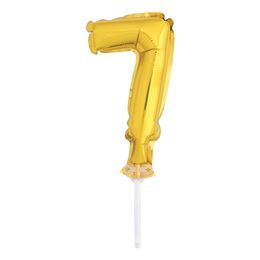 Diaesitys - Kakkukoriste Numeroilmapallo Mini Kultainen