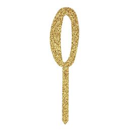 Lysbildefremvisning - Kakedekorasjon Tall Gull Glitter av Akryl