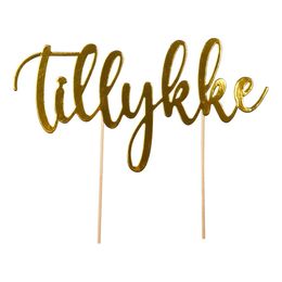 Kagedekoration Tillykke