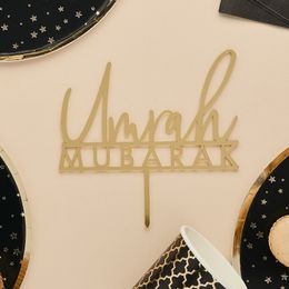 Bildspel - Tårtdekoration Umrah Mubarak i Akryl