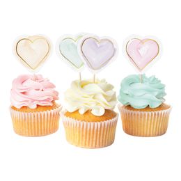 Diaesitys - Kakkukoristeet Sydämet Watercolor