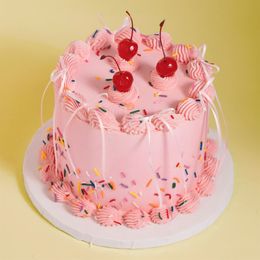 Bildspel - PME Tårtdekorationer med Rosett Ljusrosa