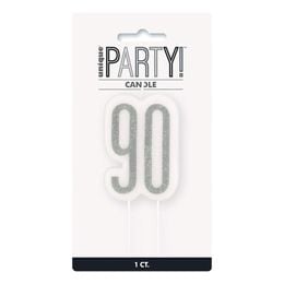 Tårtljus 90 Silver