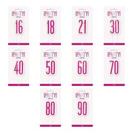 Kakkukynttilät Syntymäpäivä Pinkki