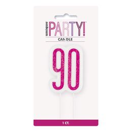 Diaesitys - Kakkukynttilät Syntymäpäivä Pinkki