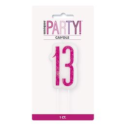 Diaesitys - Kakkukynttilät Syntymäpäivä Pinkki