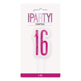 Diaesitys - Kakkukynttilät Syntymäpäivä Pinkki