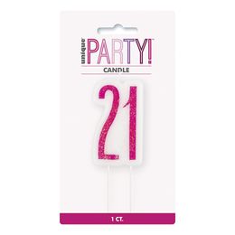 Diaesitys - Kakkukynttilät Syntymäpäivä Pinkki