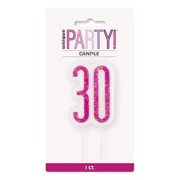 Diaesitys - Kakkukynttilät Syntymäpäivä Pinkki