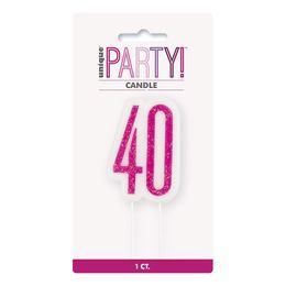 Diaesitys - Kakkukynttilät Syntymäpäivä Pinkki